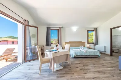 Letto o letti in una camera di Hotel Bonsai
