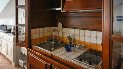 Cucina o angolo cottura di Casa Ortobene Arte