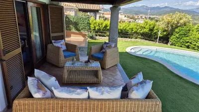 Piscina di Villa Janas con piscina privata Budoni o nelle vicinanze