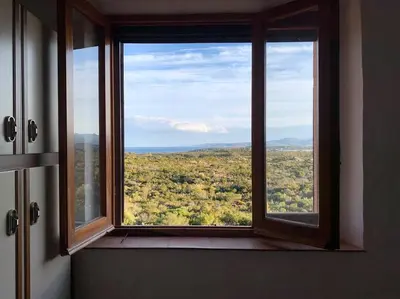 Paesaggio naturale nelle vicinanze della casa vacanze