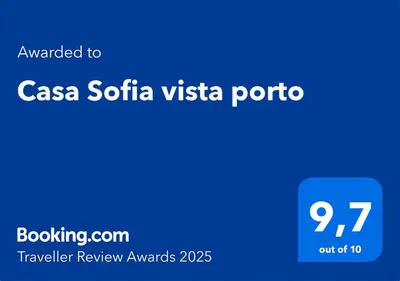 Certificato, attestato, insegna o altro documento esposto da Casa Sofia vista porto