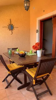 Planimetria di Casa Sofia vista porto