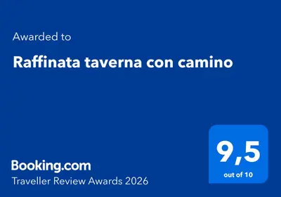 Certificato, attestato, insegna o altro documento esposto da Cala Liberotto-Raffinata taverna con camino