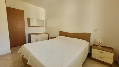 Letto o letti in una camera di Casa Boe