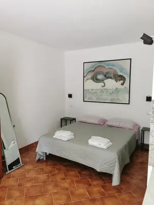 Letto o letti in una camera di Appartamento Sole