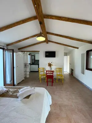 Cucina o angolo cottura di Panoramic Loft con uso cucina,Casa Placida - Ammentos
