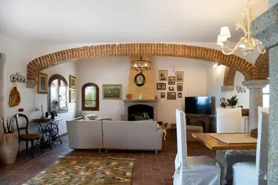 Area soggiorno di Antica Caresi B&B