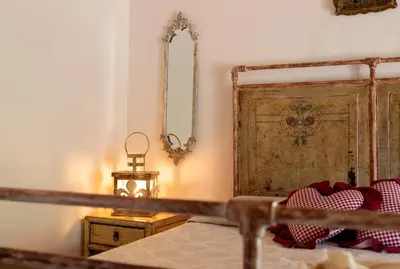 Letto o letti in una camera di Antica Caresi B&B