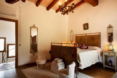 Letto o letti in una camera di Antica Caresi B&B