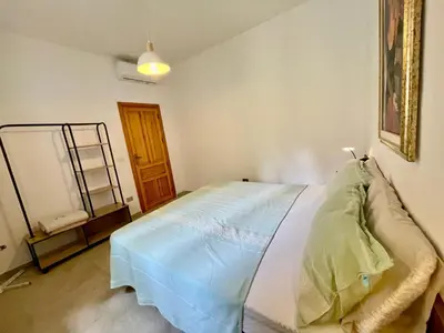 Letto o letti in una camera di Nel Cortile della Casa di Carta, due Singole Unità