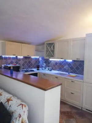 Cucina o angolo cottura di Da Pino in Centro