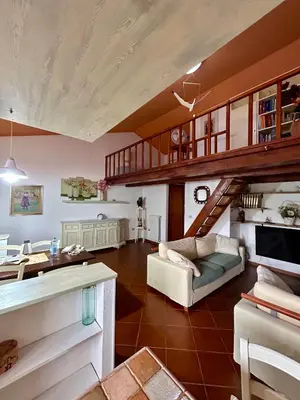 Area soggiorno di Amazing house 10 min by car from the beach