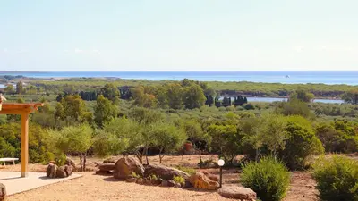 Paesaggio naturale nelle vicinanze della casa vacanze
