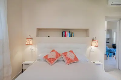 Letto o letti in una camera di Case al mare di Cala Saccaia