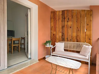 Area soggiorno di Patio House
