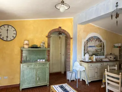 Cucina o angolo cottura di Orosei RE - Villa Samuela a 50 m dal mare