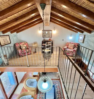 Area soggiorno di ISS Travel, Li Funnesi House - with private garden, air-condition and two bathrooms