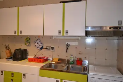 Cucina o angolo cottura di Appartamento con patio