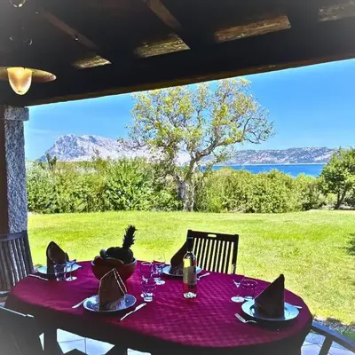 CAPO CODA CAVALLO VILLA SALINEDDA GIARDINO VISTA MARE
