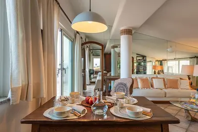 Area soggiorno di Holiday home in Cala Gonone Nuoro Provinz 40363