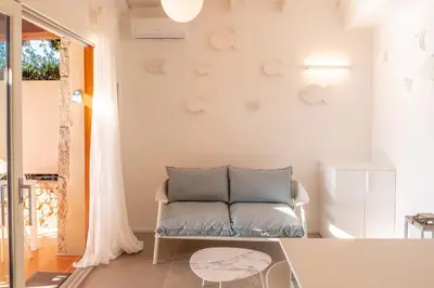 Area soggiorno di Villa Valentina 250m From The Beach - Happy Rentals