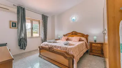 Letto o letti in una camera di Sa Pramma