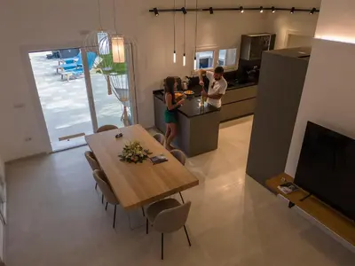 Cucina o angolo cottura di Golden Root San Teodoro