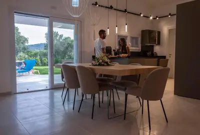 Cucina o angolo cottura di Golden Root San Teodoro