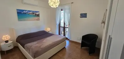 Letto o letti in una camera di Casa Laura
