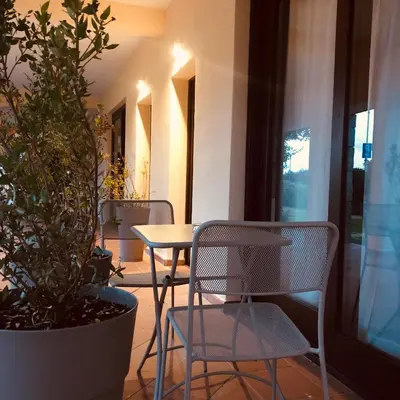 Area soggiorno di Il Borgo Boutique Rooms by KasaVacanze
