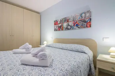 Letto o letti in una camera di Rovo House 2, Pittulongu, Olbia