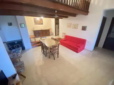Area soggiorno di Casa Trentino 2