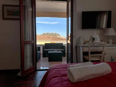 Letto o letti in una camera di B&B Bellavista Posada