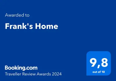 Certificato, attestato, insegna o altro documento esposto da Frank's Home