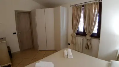 Letto o letti in una camera di Lo sguardo sulla citta' ,Panoramic view