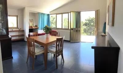 Area soggiorno di Casa Linda