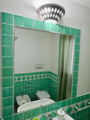 Bagno di Villa a Golfo Aranci con Vista su Tavolara